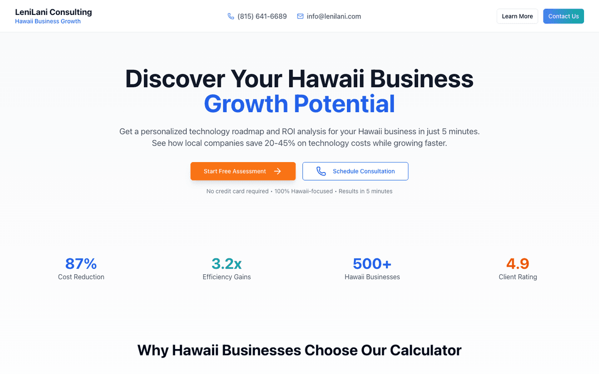 Business Growth Calculator